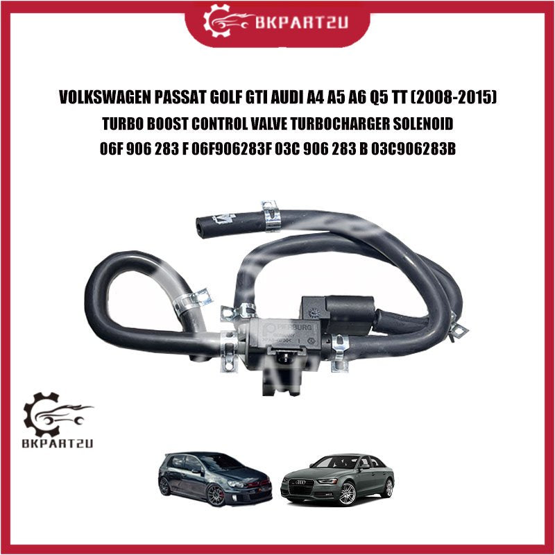 VOLKSWAGEN PASSAT GOLF GTI AUDI A4 A5 A6 Q5 TT (2008-2015) TURBO BOOST CONTROL VALVE TURBOCHARGER SOLENOID 06F 906 283