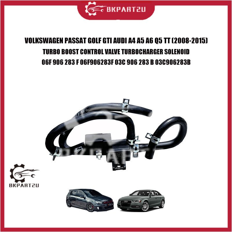VOLKSWAGEN PASSAT GOLF GTI AUDI A4 A5 A6 Q5 TT (2008-2015) TURBO BOOST CONTROL VALVE TURBOCHARGER SOLENOID 06F 906 283