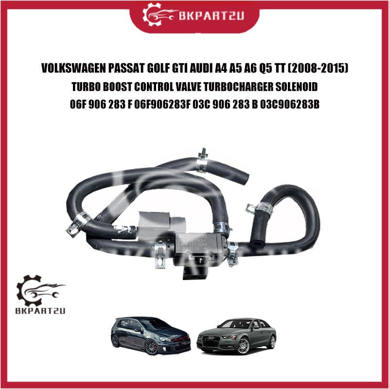 VOLKSWAGEN PASSAT GOLF GTI AUDI A4 A5 A6 Q5 TT (2008-2015) TURBO BOOST CONTROL VALVE TURBOCHARGER SOLENOID 06F 906 283