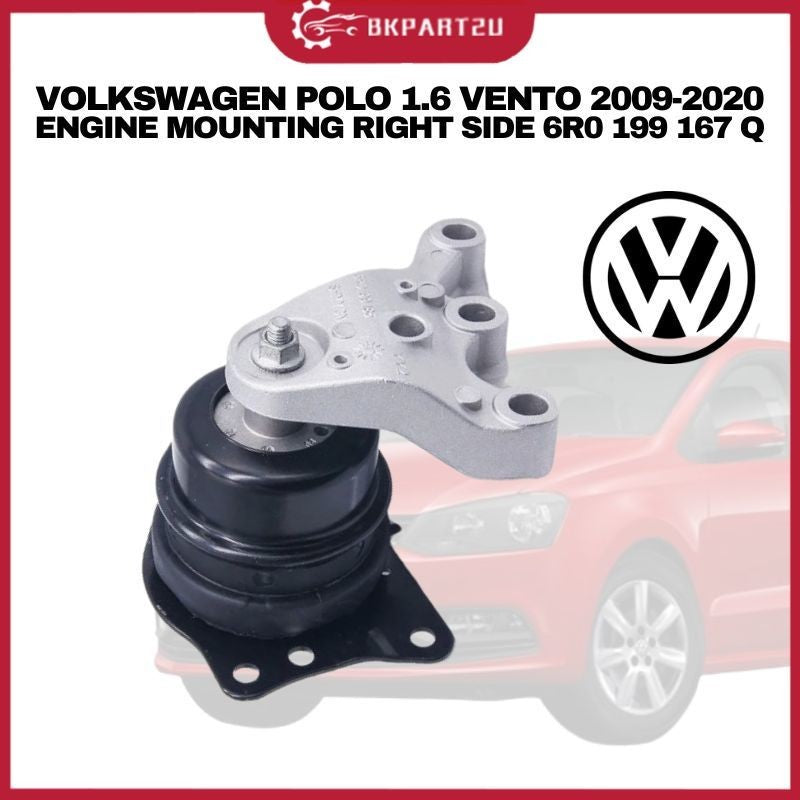 VOLKSWAGEN POLO 1.6 VENTO SEDAN (2009-2020) ENGINE MOUNTING RIGHT SIDE KANAN SIDE 6R0 199 167Q