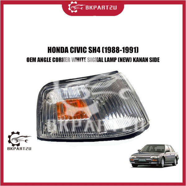 HONDA CIVIC SH4 (1988-1991) ANGLE CORNER WHITE SIGNAL LAMP (NEW) KANAN SIDE MADE BY OEM