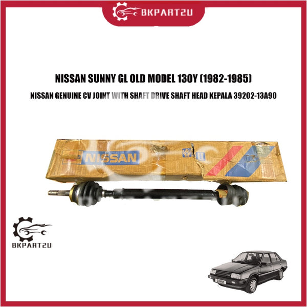 NISSAN SUNNY GL OLD MODEL 130Y B11 (1982-1985) CV JOINT WITH SHAFT DRIVE SHAFT HEAD KEPALA NISSAN GENUINE 39202-13A90