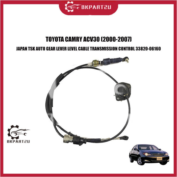 TOYOTA CAMRY ACV30 (2000-2007) GEAR LEVER LEVEL CABLE TRANSMISSION CONTROL JAPAN TSK  33820-06160