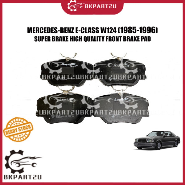 MERCEDES-BENZ E-CLASS W124 (1985-1996) FRONT BRAKE PAD ONE SET 4 PCS MADE BY OEM 1 ONE WARRANTY