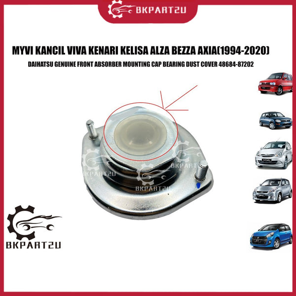 Myvi Kancil Viva Kenari Kelisa Alza Bezza Axia (1994-2020) Front Absorber Mounting Cap Bearing Dust Cover 48684-87202