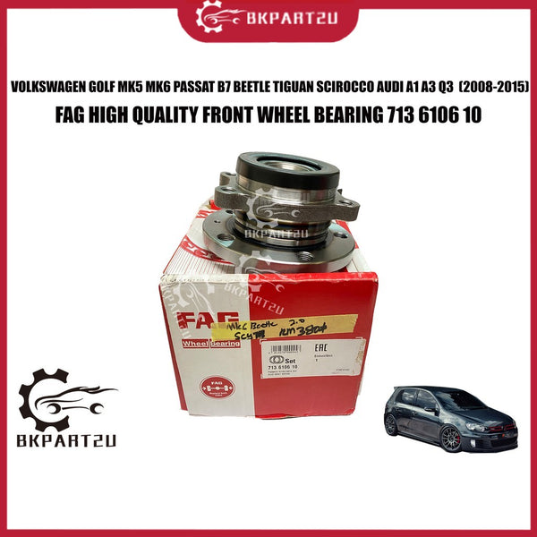 VOLKSWAGEN GOLF MK5 MK6 PASSAT B7 BEETLE TIGUAN SCIROCCO AUDI A1 A3 Q3 2008-2015 FRONT WHEEL BEARING