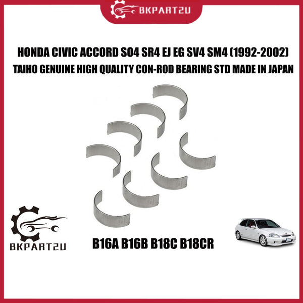 Honda Civic Accord So4 Sr4 Ej Eg Sv4 Sm4 B16a B16b B18c B18cr 1992-2002 Con Rod Con-rod Bearing Std