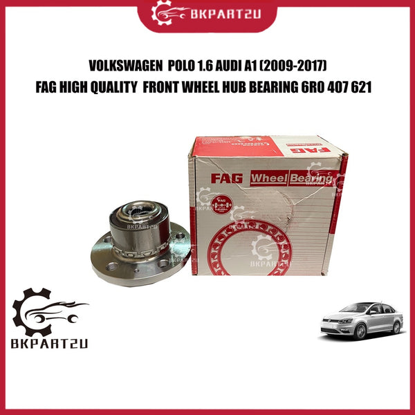 VOLKSWAGEN POLO 1.6 AUDI A1 (2009-2017) FRONT WHEEL HUB BEARING MADE BY FAG 6R0 407 621