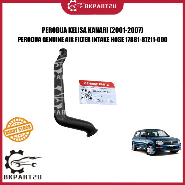 PERODUA KELISA KANARI (2001-2007) AIR FILTER INTAKE HOSE AIR CLEANER HOSE MADE BY PERODUA GENUINE 17881-87Z11-000