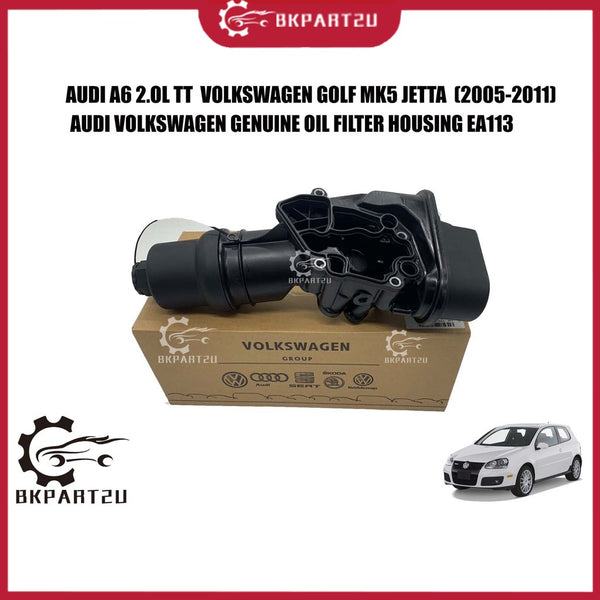 Audi Tt Tts A4 B7 Volkswagen Golf Mk5 Mk6 R(2005-2012)oil Filter Housing Assembly Voklswagen Genuine Part  06f 115 397 J