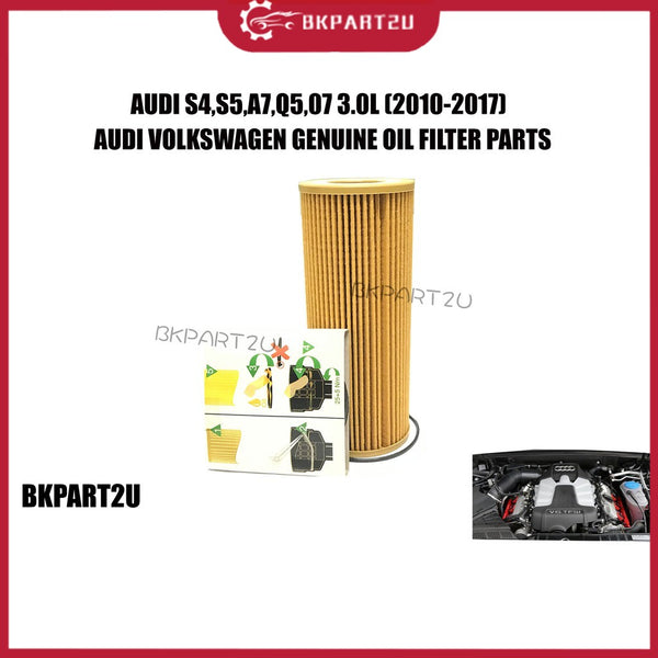 AUDI A4,S4,A5,S5,A7,Q5,Q7 3.0L (2010-2017) AUDI ORIGINAL GENUINE OIL FILTER  06E 115 562 A