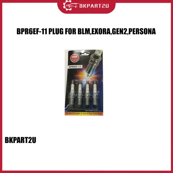 NGK BPR6EF-11 SPARK PLUG GEN2, BLM FL FLX, PERSONA, EXORA CPS, PREVE, WAJA CAMPRO SPARK PLUGS NGK
