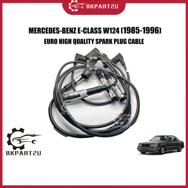 Mercedes-benz C-class E-class W201 W124 (1985-1996) Spark Plug Cable Silicone Made By Euro Part