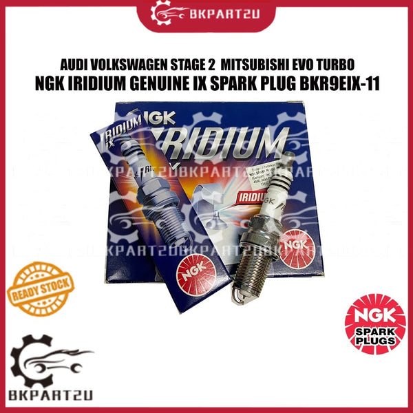 AUDI A7 EA837 VOLKSWAGEN STAGE 2  STAGE 3 GOLF PASSATMITSUBISHI EVO TURBO NGK IRIDIUM GENUINE IX SPARK PLUG BKR9EIX-11