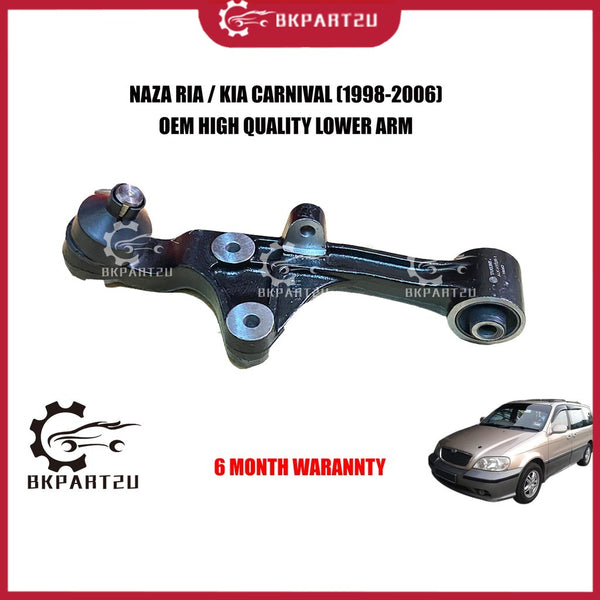 NAZA RIA / KIA CARNIVAL (1998-2006) FRONT LOWER ARM CONTROL ARM MADE BY OEM 6 MONTH WARRANTY T&C