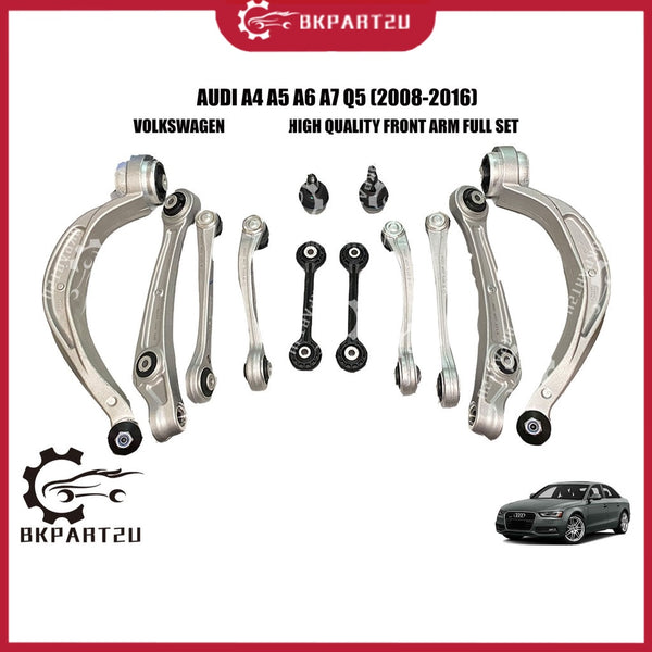 Audi A4 A5 A6 A7 Q5 (2008-2016) Front Control Arm Full Set Lower Upper Arm Ball Joint 12 Pcs!!!