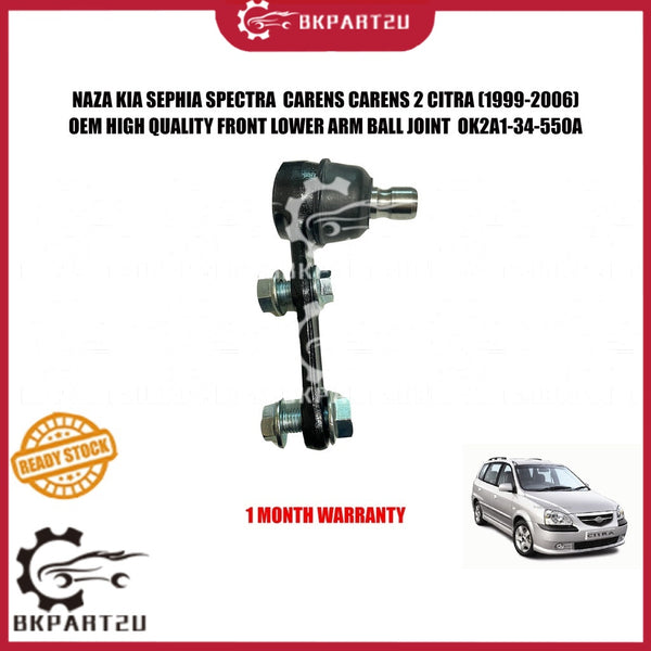 NAZA KIA SEPHIA SPECTRA  CARENS CARENS 2 CITRA (1999-2006) FRONT LOWER ARM BALL JOINT  OK2A1-34-550A PRICE PER PCS