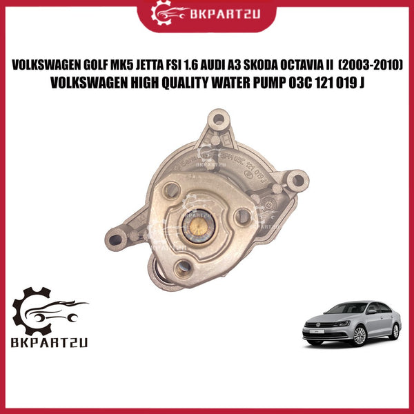 Volkswagen Golf Mk5 Jetta Passat Audi A3 Skoda Octavia 2003-2010 Water Pump With Oring 03C 121 019 J