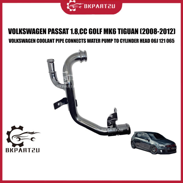 Volkswagen Passat 1.8 Golf Mk6 Tiguan 2.0 2008-2012 Coolant Pipe Water Pump Cylinder Head 06J 121 065