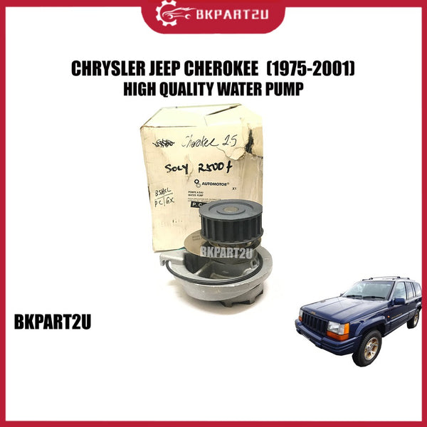 [DELIVERY ON 48 HOURS] CHRYSLER JEEP CHEROKEE 2.5 (1975-2001) WATER PUMP AUTO MOTOR BRAND NEW WITH ORING