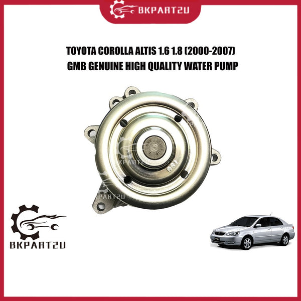 TOYOTA COROLLA ALTIS 1.6 1.8 CELICA PRIZM 1ZZFE (2000-2007) WATER PUMP WITH ORING MADE BY GMB GWT-98A 16100-09080