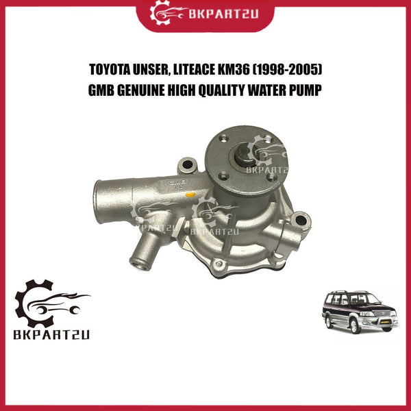 TOYOTA UNSER LITEACE KM36 (1998-2005) WATER PUMP WITH GASKET GMB HIGH QUALITY GWT-50A 16100-19055