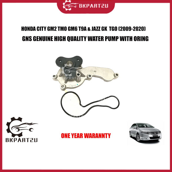 HONDA CITY GM2 TMO GM6 T9A & JAZZ GK TGO (2009-2020) GNS WATER PUMP WP-HO61-Y 1 YEAR WARRANTY