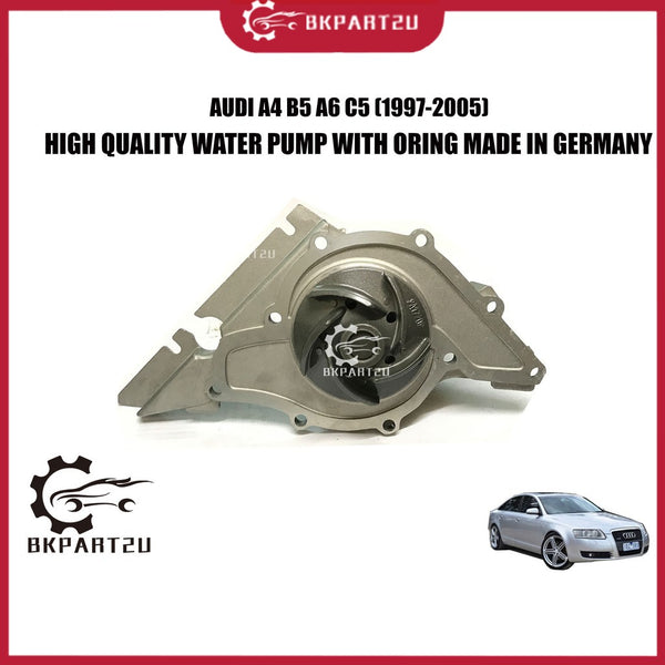 AUDI A4 B5 A6 C5 (1997-2005) WATER PUMP MADE BY MEYLE HIGH QUALITY WATER PUMP WITH ORING MADE IN GERMANY 🇩🇪078 121 004