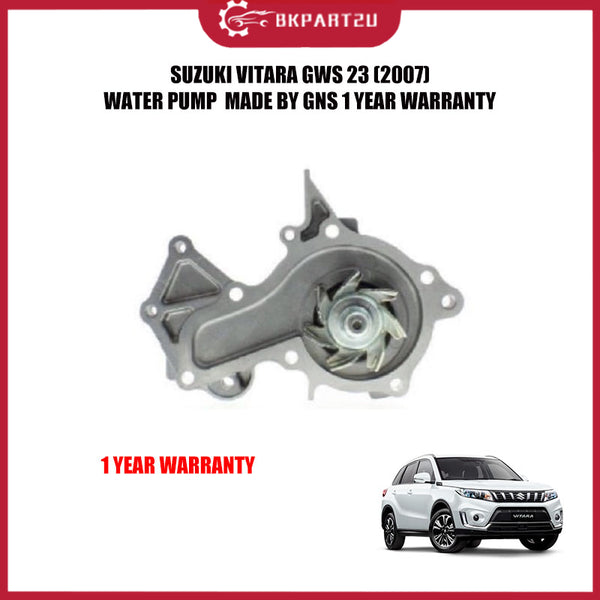 SUZUKI VITARA YEAR 2007 GWS 23 WATER PUMP HIGH QUALITY MADE BY GNS 1 YEAR WARRANTY