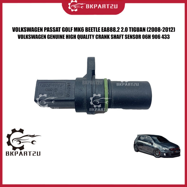 VOLKSWAGEN PASSAT GOLF MK6 BEETLE EA888.2 2.0 TIGUAN (2008-2012) CRANK SHAFT SENSOR 06H 906 433