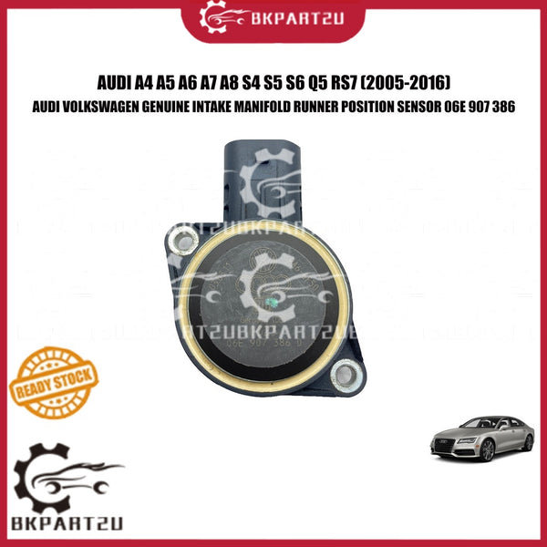 AUDI A7 A8 S4 S5 Q5 Q7 3.0 EA837 (2005-2016) INTAKE MANIFOLD RUNNER POSITION SENSOR MADE BY AUDI GENUINE 06E 907 386