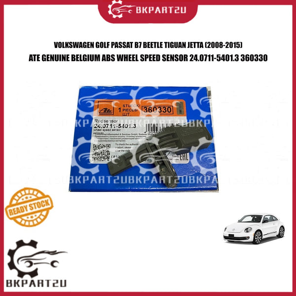 VOLKSWAGEN GOLF PASSAT B7 BEETLE TIGUAN JETTA AUDI TT ABS WHEEL SPEED SENSOR ATE GENUINE 24.0711-5401.3 360330 WHT003857