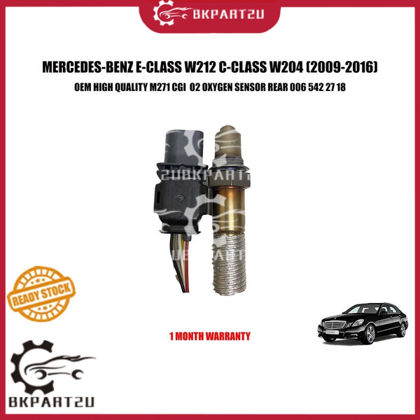 MERCEDES-BENZ E-CLASS W212 C-CLASS W204 (2009-2016)  O2 OXYGEN SENSOR REAR MADE BY OEM  006 542 27 18