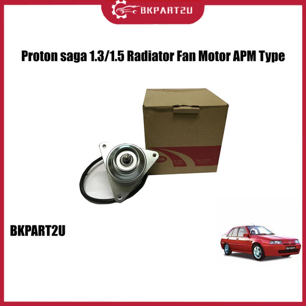 PROTON SAGA ISWARA BRAND NEW PREMIUM QUALITY APM TYPE 2 SOCKET RADIATOR FAN MOTOR KUALITI PREMIUM MOTOR KIPAS ORI APM