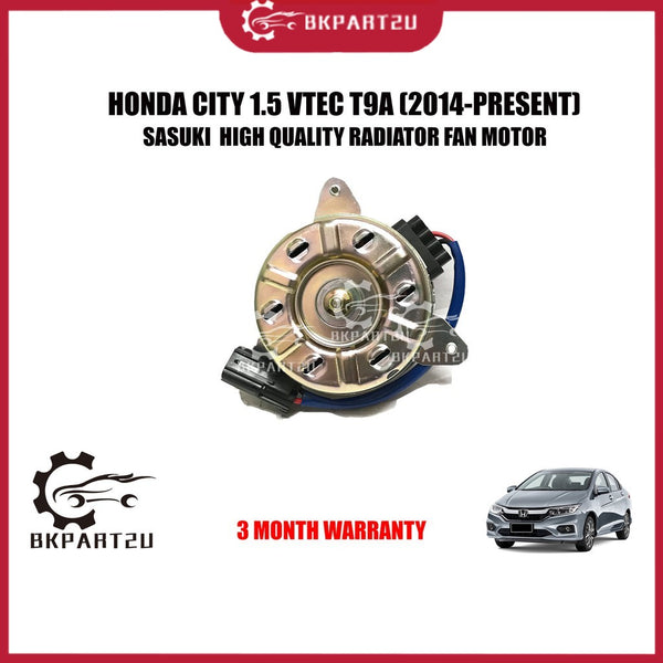 HONDA CITY 1.5 VTEC T9A (2014-PRESENT)FAN MOTOR MADE BY SASAUKI  HIGH QUALITY RADIATOR FAN MOTOR 3 MONTH WARRANTY HD653T