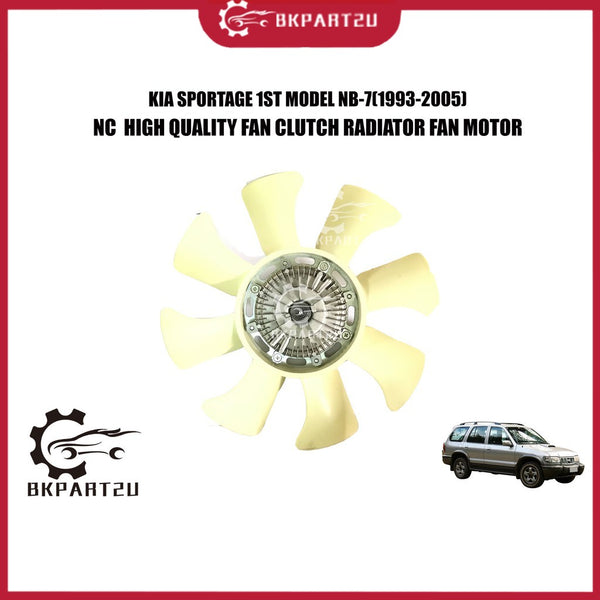 KIA SPORTAGE 1ST MODEL NB 7 (1993-2005) RADIATOR FAN MOTOR WITH FAN BLATE OEM FAN CLUTCH 0K01W15140