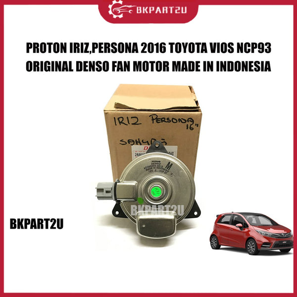 PROTON IRIZ,PERSONA 2016 (2014-2020) TOYOTA VIOS NCP93 DENSO Radiator Fan Motor - MADE IN JAPAN HIGH QUALITY 26800-4010