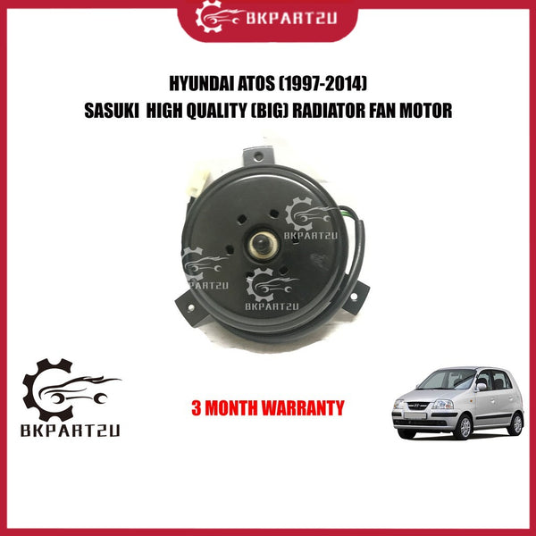 HYUNDAI ATOS PRIMA (1997-2014) RADIATOR FAN MOTOR (BIG) SASUKI RADIATOR FAN MOTOR 3 MONTH WARRANTY