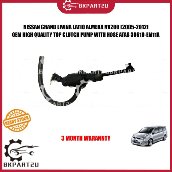NISSAN GRAND LIVINA LATIO ALMERA NV200 (2005-2012) TOP CLUTCH PUMP WITH HOSE ATAS 30610-EM11A