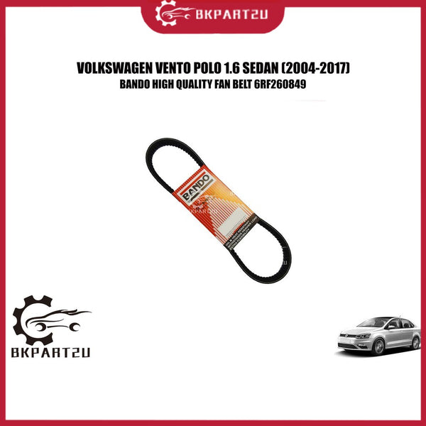 VOLKSWAGEN VENTO POLO 1.6 SEDAN (2004-2017) FAN BELT MADE BY BANDO 6PK1735 6RF260849
