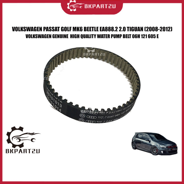 VOLKSWAGEN PASSAT GOLF MK6 BEETLE EA888.2 2.0 TIGUAN (2008-2012) WATER PUMP BELT 06H 121 605 E