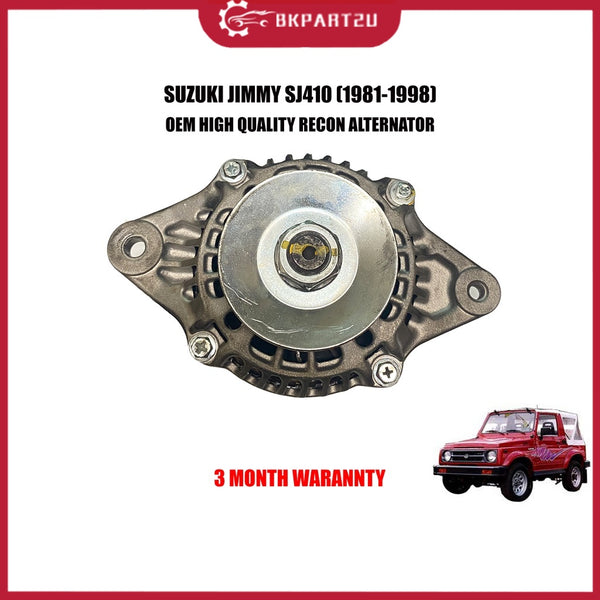 SUZUKI JIMMY SJ410 MAZDA 323 (1981-1998) ALTERNATOR 2PIN V BELT MADE BY OEM 3 MONTH WARRANTY