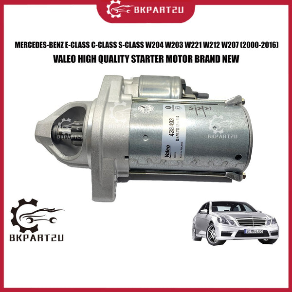 MERCEDES-BENZ E-CLASS C-CLASS S-CLASS W204 W203 W221 W212 W207 (2000-2016) STARTER MOTOR VALEO BRAND NEW A 005 151 39 01