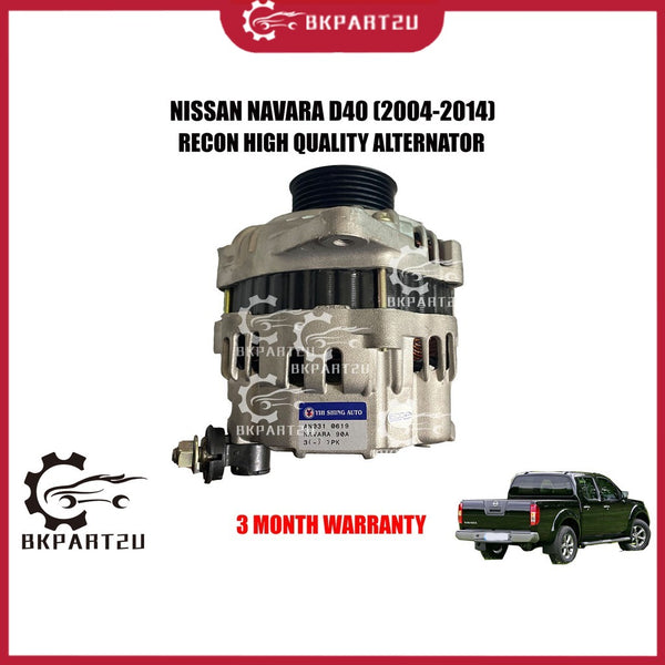 Nissan Navara D40 Nissan Pick-up (2004-2014) Alternator Made By Recon 3 Month Warranty