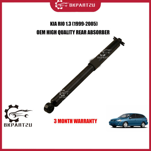 KIA RIO 1.3 (1999-2005) REAR ABSORBER MADE BY OEM 3 MONTH WARRANTY PRICE PER PCS