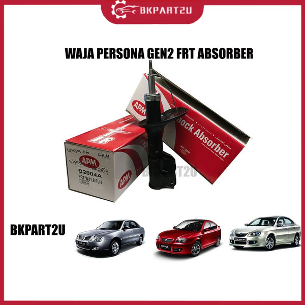 APM FRONT ABSORBER DEPAN (GAS)  For Waja , Waja Campro , Persona , Gen2 1 SET (2PCS)  APM HIGH QUALITY