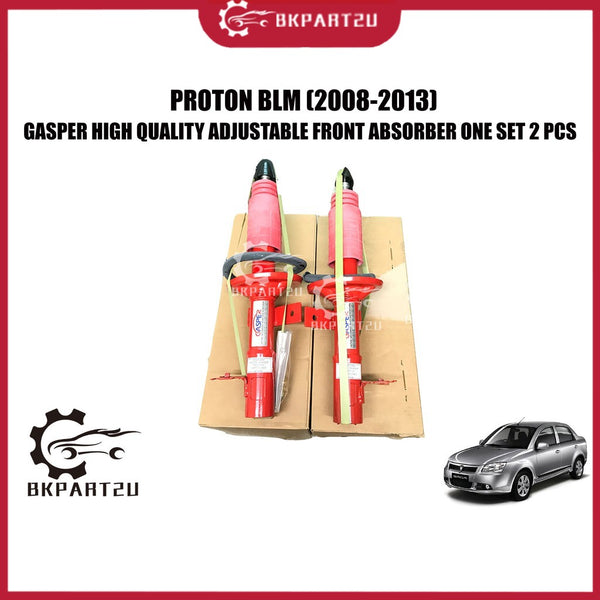 PROTON SAGA BLM FL (2008-2013) ADJUSTABLE ABSORBER MADE BY GASPER HIGH QUALITY ADJUSTABLE FRONT ABSORBER ONE SET 2 PCS
