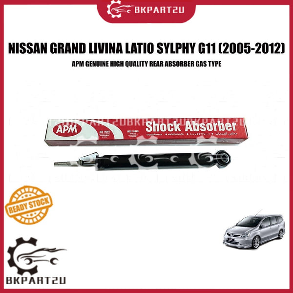 NISSAN GRAND LIVINA LATIO SYLPHY G11 (2005-2012) REAR ABSORBER GAS TYPE SIGNAL VALVE MADE BY APM GENUINE PRICE PER SET 2