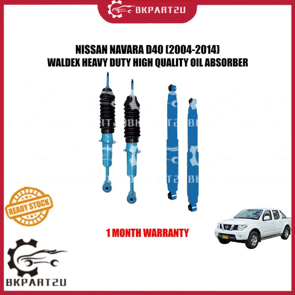 NISSAN NAVARA D40 2004 FRONT AND REAR ABSORBER OIL TYPE WALDEX HEAVY DUTY BORE 30MM ROD 12.5MM OUTSIDE 54MM BESAR