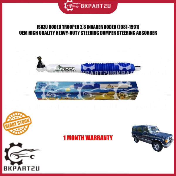 ISUZU RODEO TROOPER 2.8 INVADER RODEO (1981-1991) HEAVY-DUTY STEERING DAMPER STEERING ABSORBER OIL TYPE MADE BY WALDEX